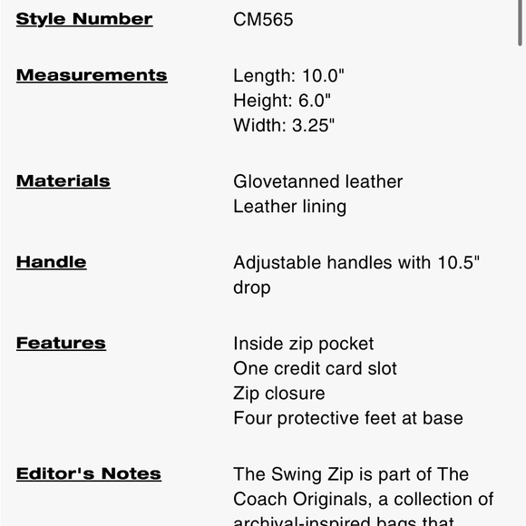 💚Coach Swing Zip Rare Hard to Find Leather Green Handbag - Picture 7 of 7